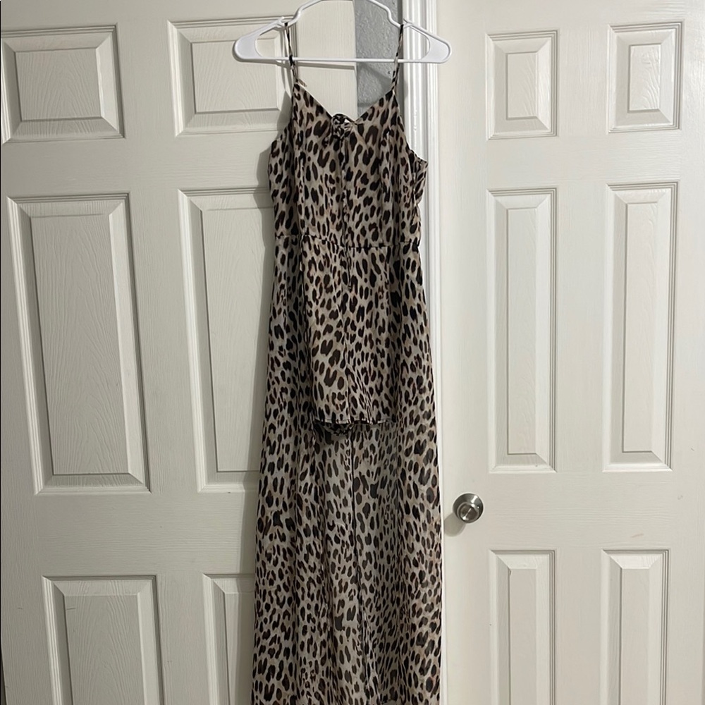 Leopard Print Romper